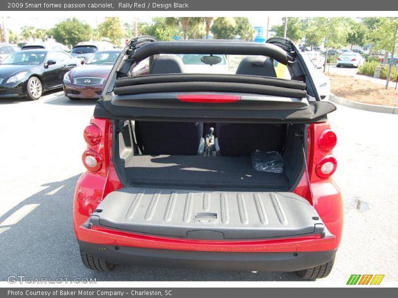 Rally Red / Design Black 2009 Smart fortwo passion cabriolet