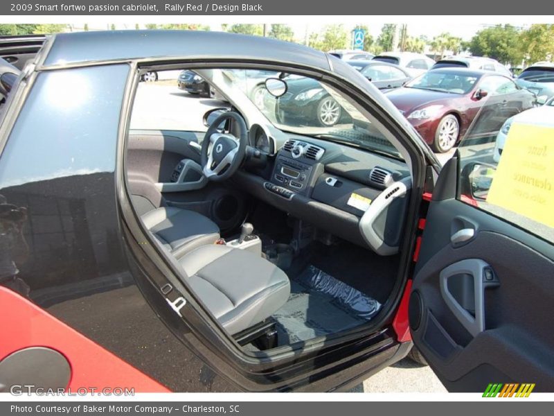 Rally Red / Design Black 2009 Smart fortwo passion cabriolet