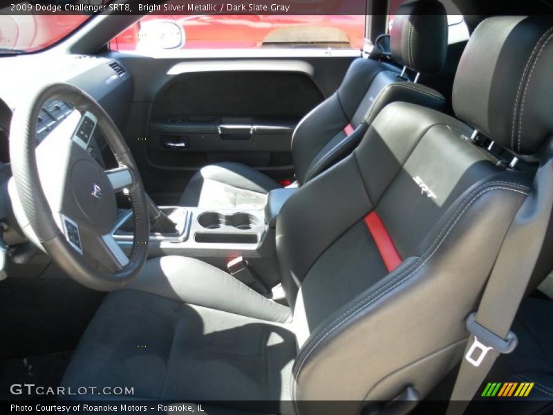 Bright Silver Metallic / Dark Slate Gray 2009 Dodge Challenger SRT8
