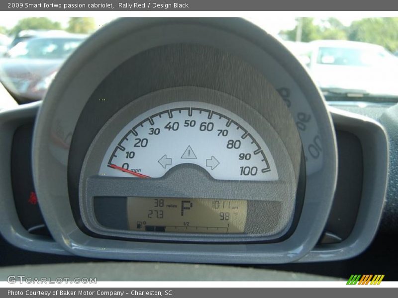 Rally Red / Design Black 2009 Smart fortwo passion cabriolet