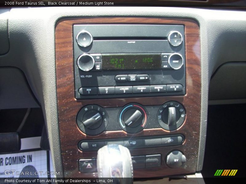 Black Clearcoat / Medium Light Stone 2008 Ford Taurus SEL