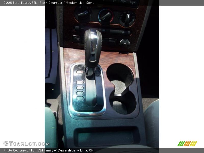 Black Clearcoat / Medium Light Stone 2008 Ford Taurus SEL