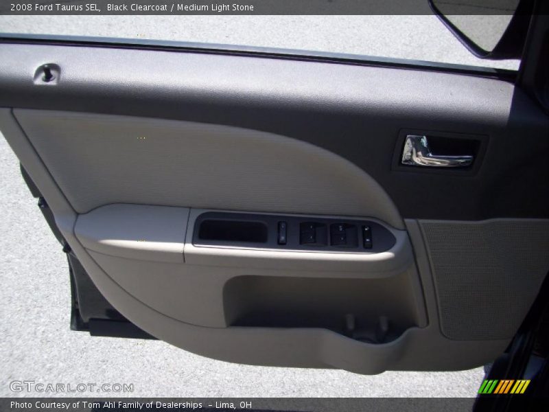 Black Clearcoat / Medium Light Stone 2008 Ford Taurus SEL
