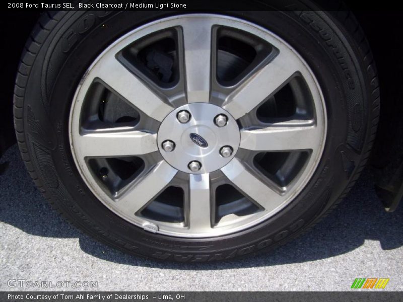 Black Clearcoat / Medium Light Stone 2008 Ford Taurus SEL