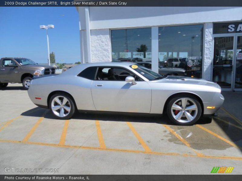 Bright Silver Metallic / Dark Slate Gray 2009 Dodge Challenger SRT8