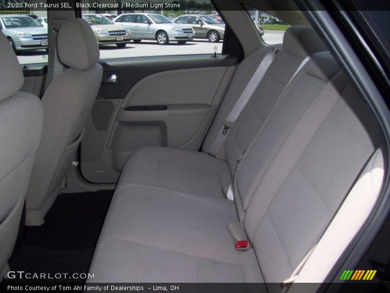 Black Clearcoat / Medium Light Stone 2008 Ford Taurus SEL