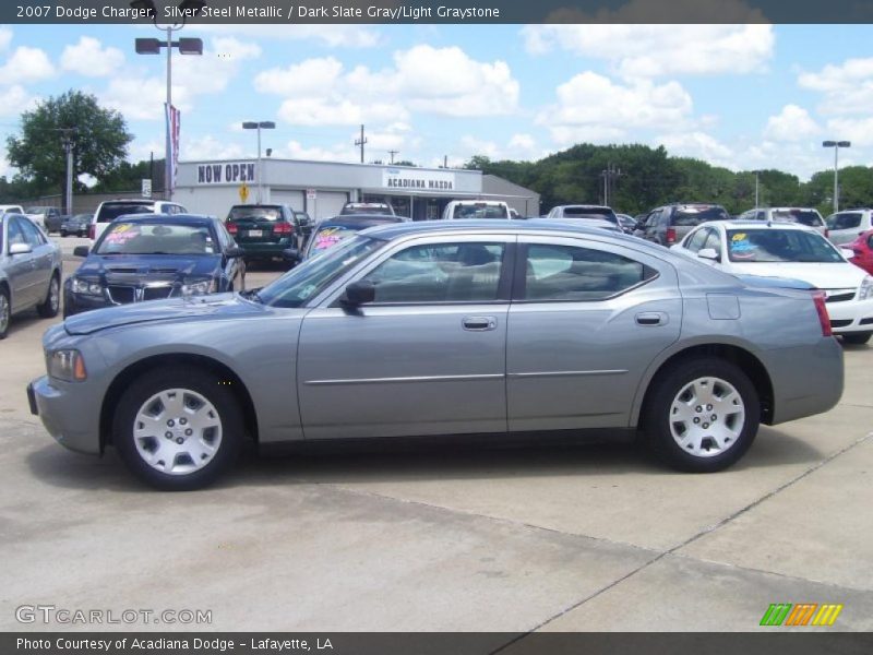 Silver Steel Metallic / Dark Slate Gray/Light Graystone 2007 Dodge Charger