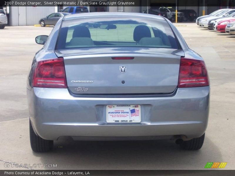 Silver Steel Metallic / Dark Slate Gray/Light Graystone 2007 Dodge Charger