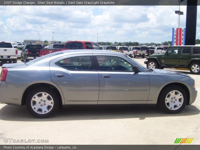 Silver Steel Metallic / Dark Slate Gray/Light Graystone 2007 Dodge Charger
