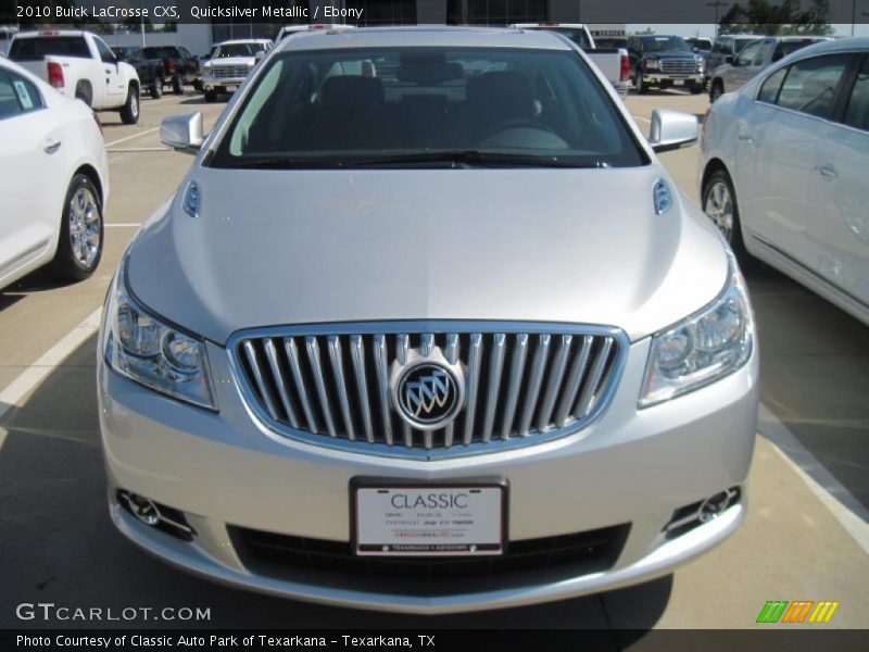 Quicksilver Metallic / Ebony 2010 Buick LaCrosse CXS