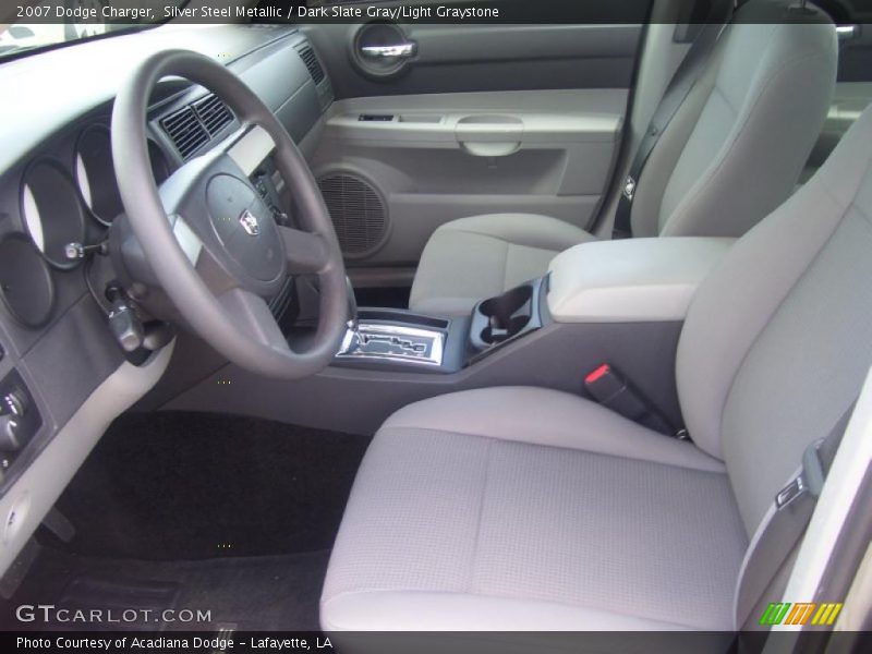 Silver Steel Metallic / Dark Slate Gray/Light Graystone 2007 Dodge Charger