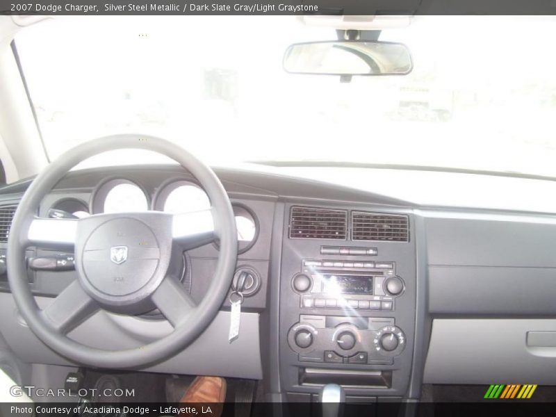 Silver Steel Metallic / Dark Slate Gray/Light Graystone 2007 Dodge Charger