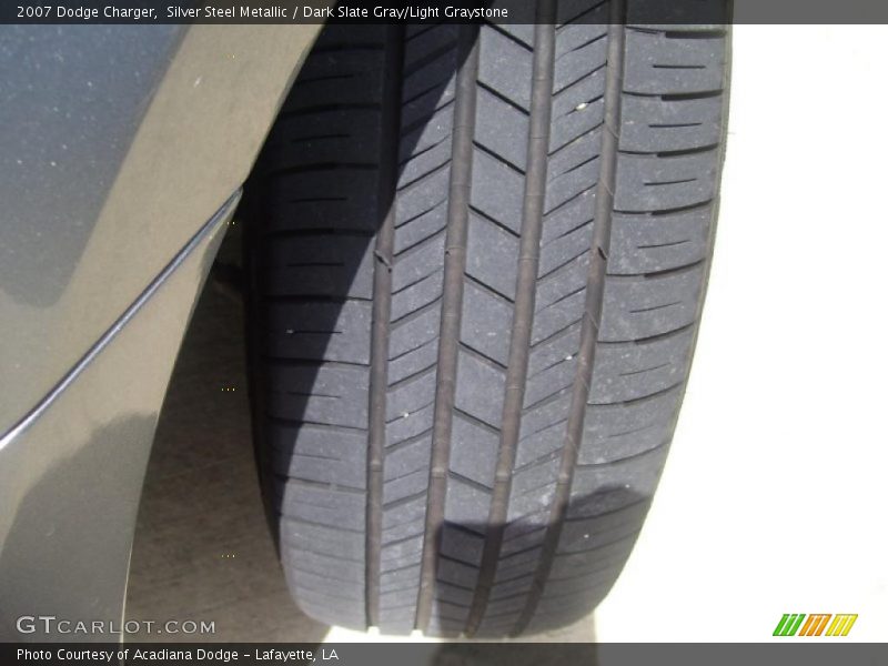 Silver Steel Metallic / Dark Slate Gray/Light Graystone 2007 Dodge Charger