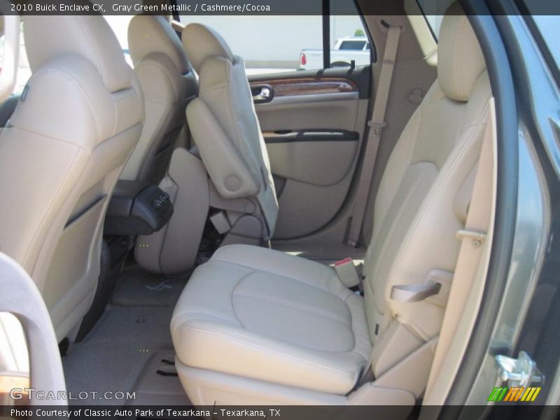 Gray Green Metallic / Cashmere/Cocoa 2010 Buick Enclave CX