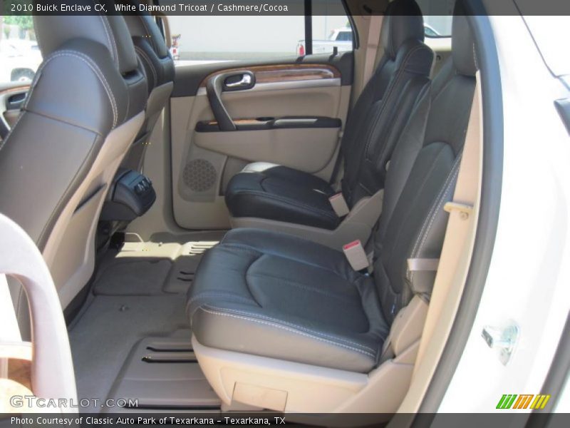 White Diamond Tricoat / Cashmere/Cocoa 2010 Buick Enclave CX