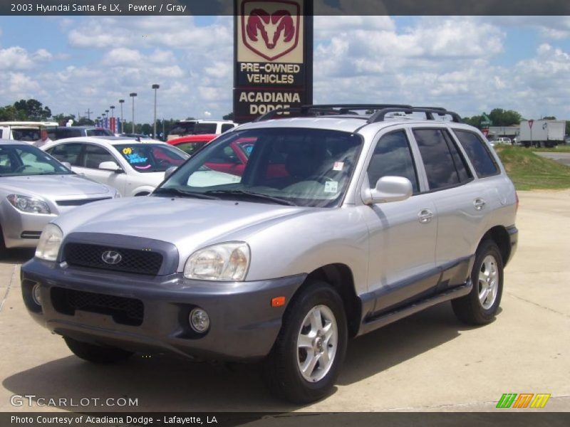 Pewter / Gray 2003 Hyundai Santa Fe LX