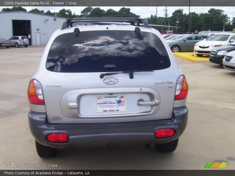 Pewter / Gray 2003 Hyundai Santa Fe LX