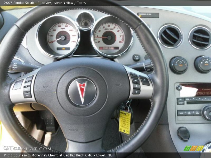 Mean Yellow / Ebony 2007 Pontiac Solstice Roadster