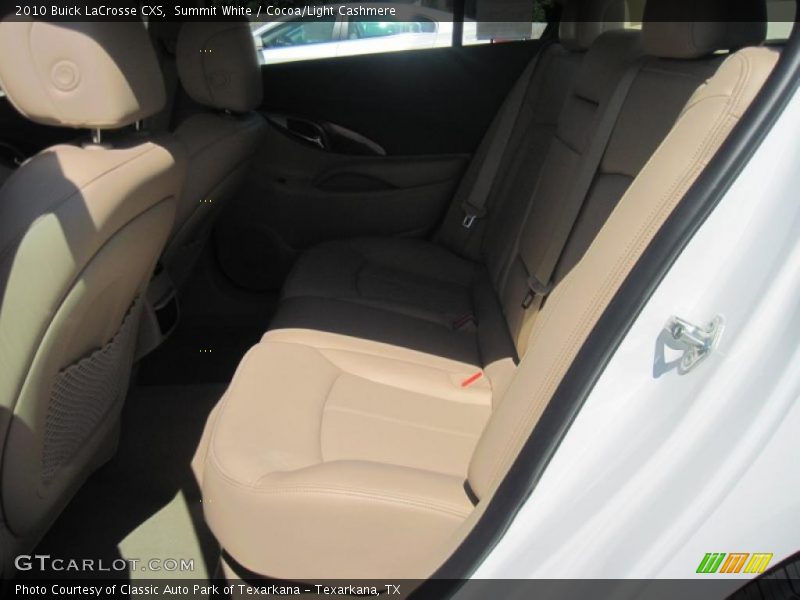 Summit White / Cocoa/Light Cashmere 2010 Buick LaCrosse CXS