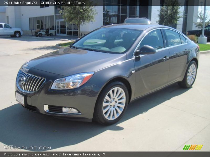 Granite Gray Metallic / Ebony 2011 Buick Regal CXL
