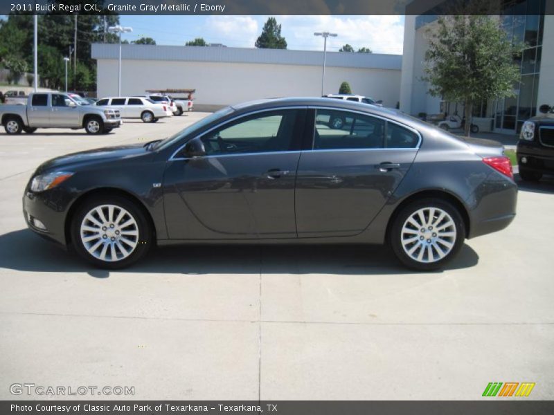 Granite Gray Metallic / Ebony 2011 Buick Regal CXL