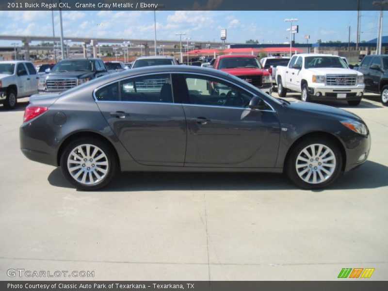 Granite Gray Metallic / Ebony 2011 Buick Regal CXL