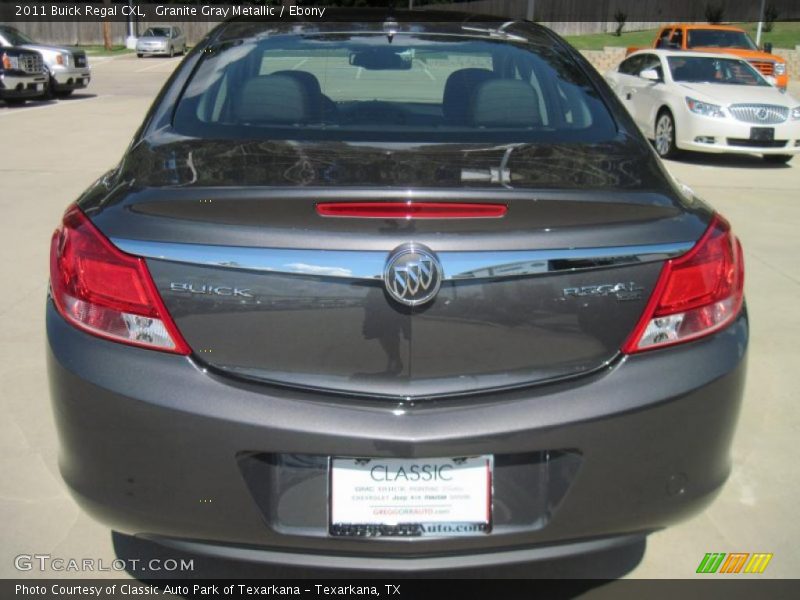 Granite Gray Metallic / Ebony 2011 Buick Regal CXL