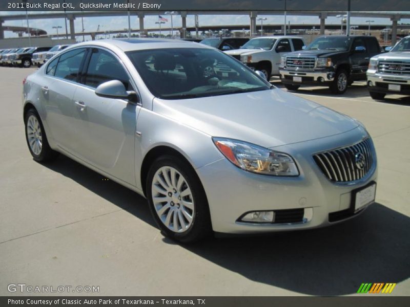 Quicksilver Metallic / Ebony 2011 Buick Regal CXL