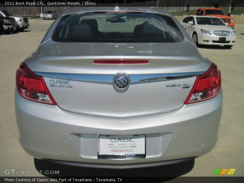 Quicksilver Metallic / Ebony 2011 Buick Regal CXL
