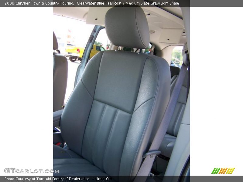 Clearwater Blue Pearlcoat / Medium Slate Gray/Light Shale 2008 Chrysler Town & Country Touring