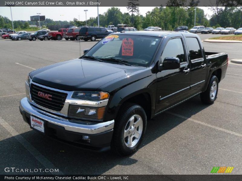 Onyx Black / Ebony 2009 GMC Canyon SLE Crew Cab