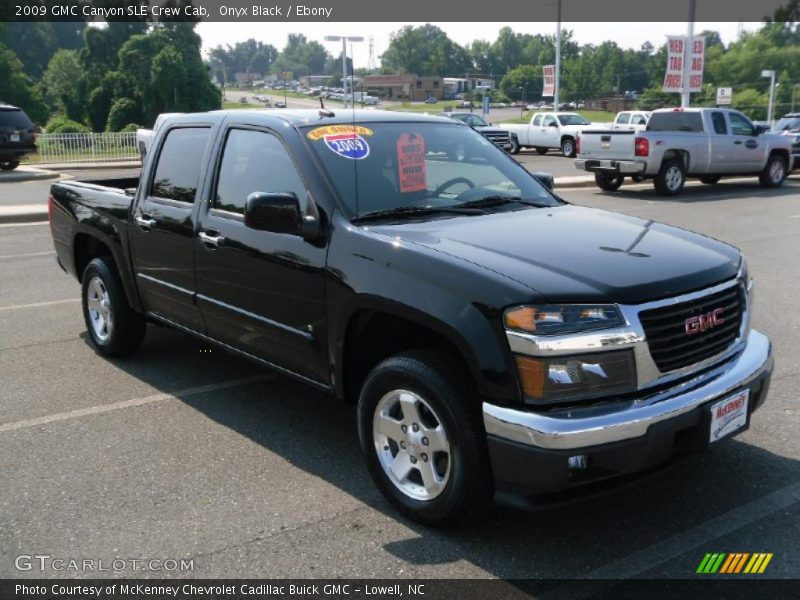 Onyx Black / Ebony 2009 GMC Canyon SLE Crew Cab