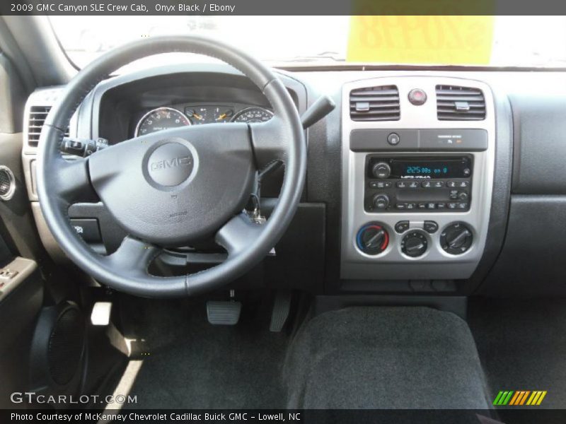Onyx Black / Ebony 2009 GMC Canyon SLE Crew Cab