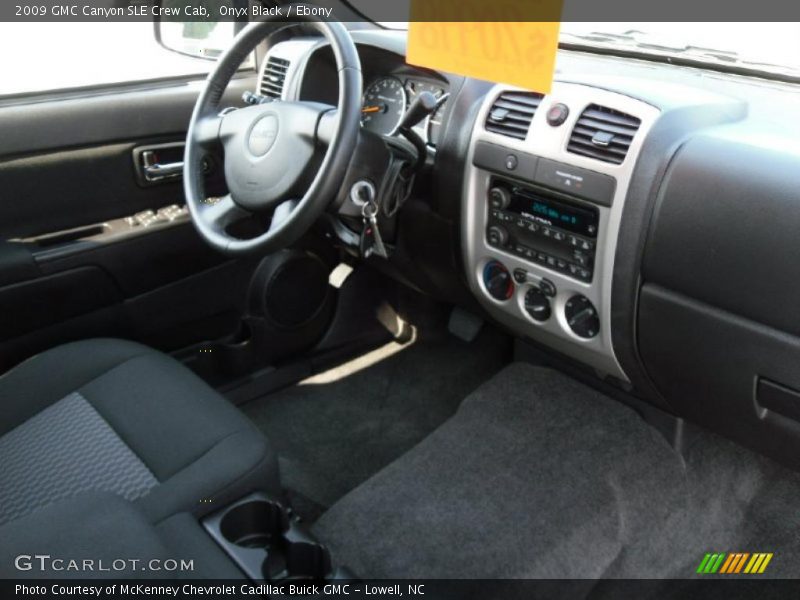Onyx Black / Ebony 2009 GMC Canyon SLE Crew Cab
