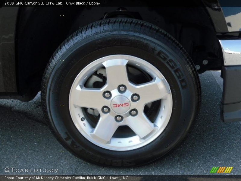 Onyx Black / Ebony 2009 GMC Canyon SLE Crew Cab