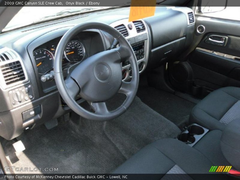 Onyx Black / Ebony 2009 GMC Canyon SLE Crew Cab