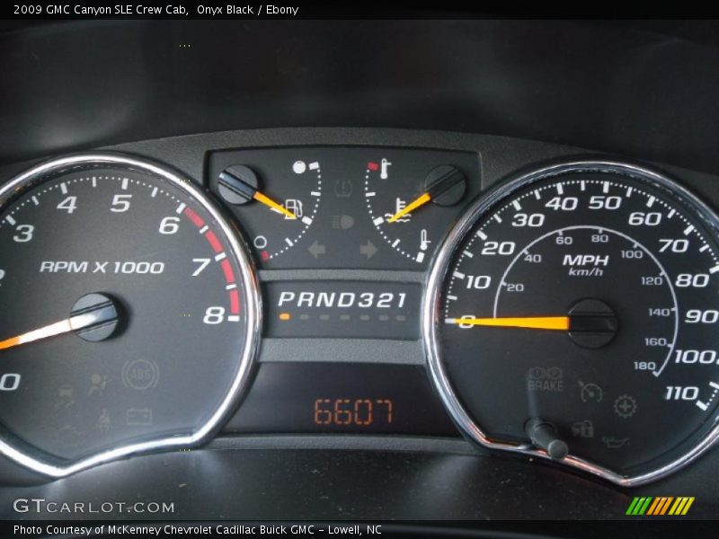 Onyx Black / Ebony 2009 GMC Canyon SLE Crew Cab