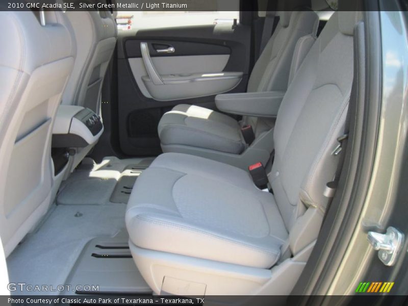 Silver Green Metallic / Light Titanium 2010 GMC Acadia SLE