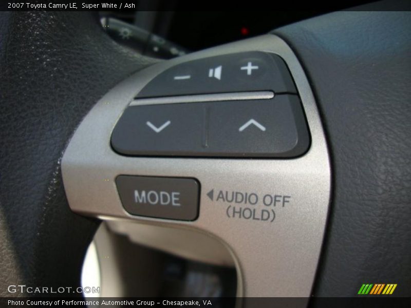 Super White / Ash 2007 Toyota Camry LE