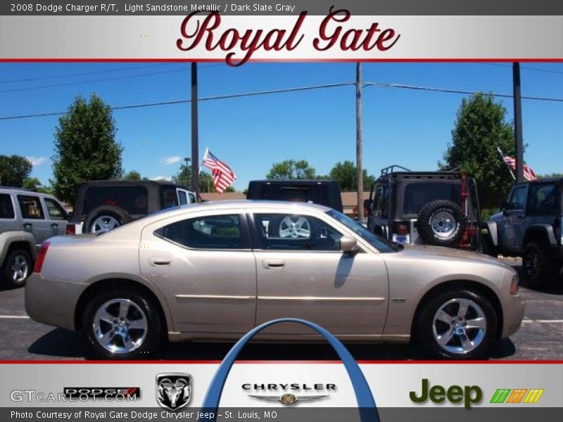 Light Sandstone Metallic / Dark Slate Gray 2008 Dodge Charger R/T