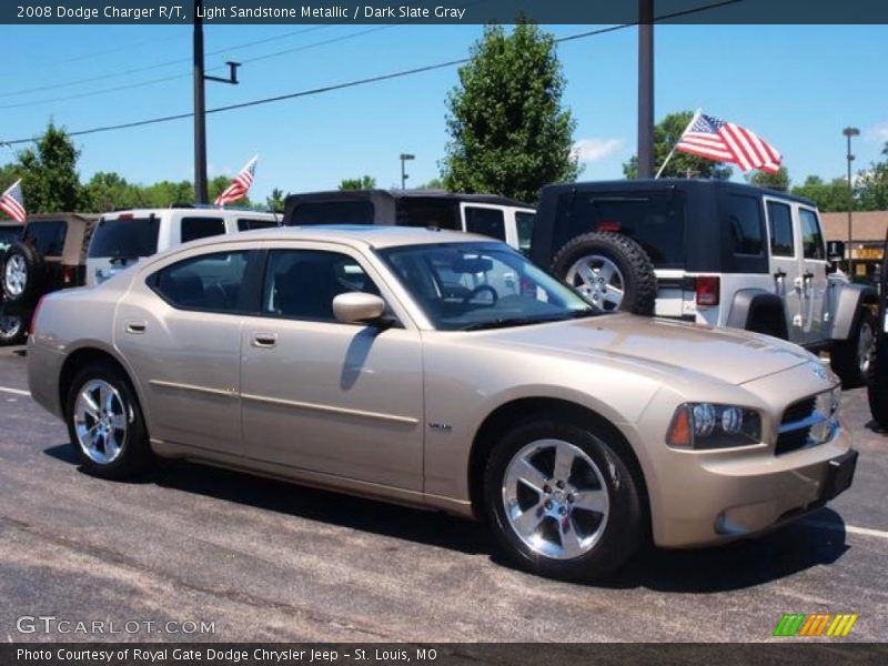 Light Sandstone Metallic / Dark Slate Gray 2008 Dodge Charger R/T