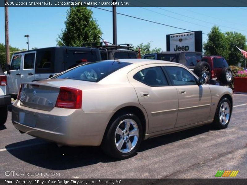 Light Sandstone Metallic / Dark Slate Gray 2008 Dodge Charger R/T