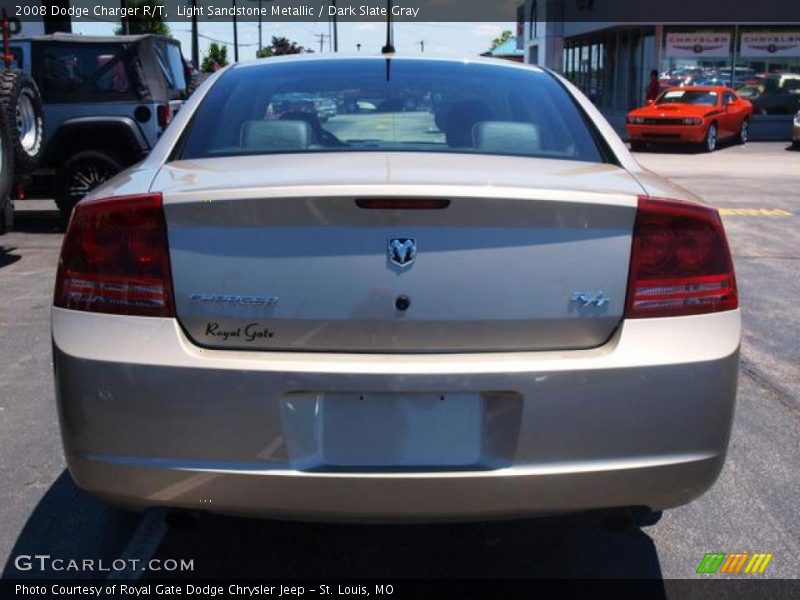 Light Sandstone Metallic / Dark Slate Gray 2008 Dodge Charger R/T