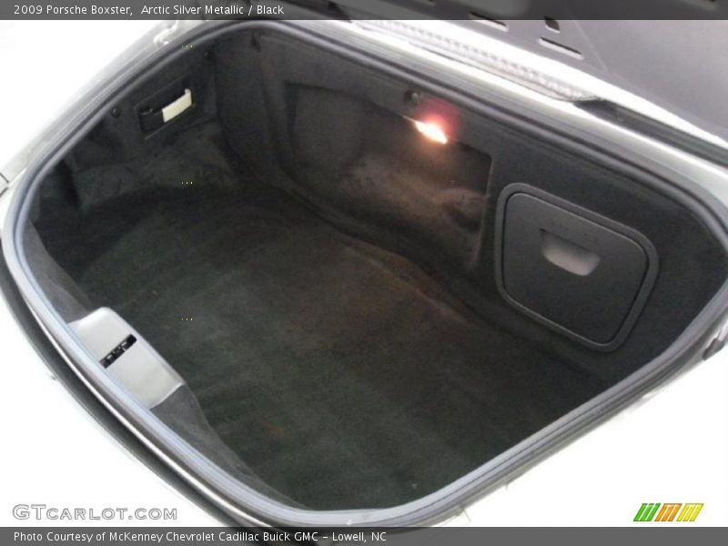 Arctic Silver Metallic / Black 2009 Porsche Boxster