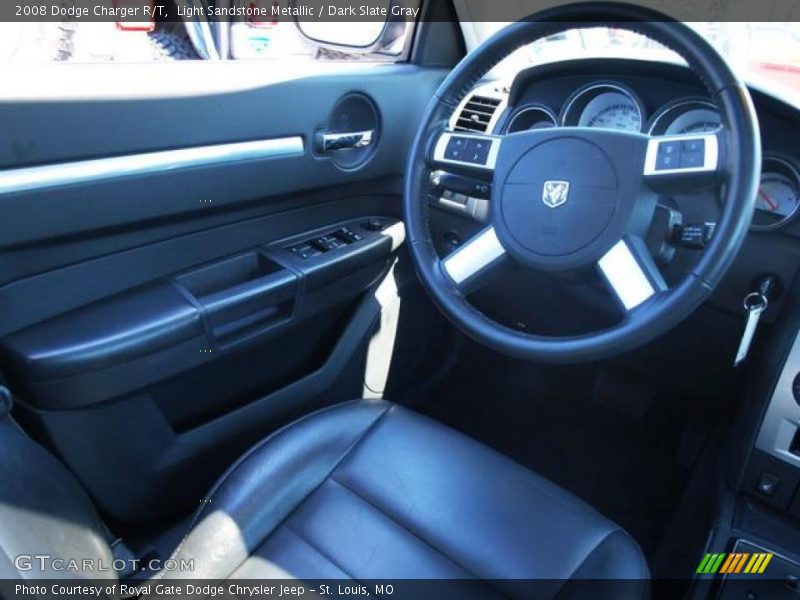 Light Sandstone Metallic / Dark Slate Gray 2008 Dodge Charger R/T