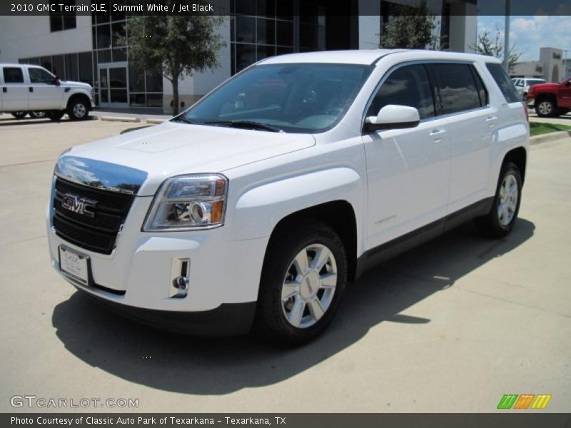 Summit White / Jet Black 2010 GMC Terrain SLE