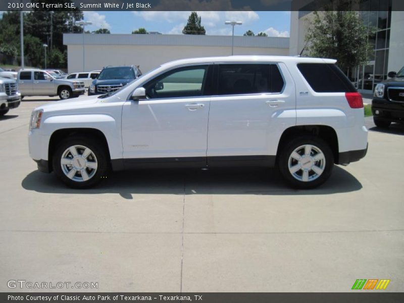 Summit White / Jet Black 2010 GMC Terrain SLE