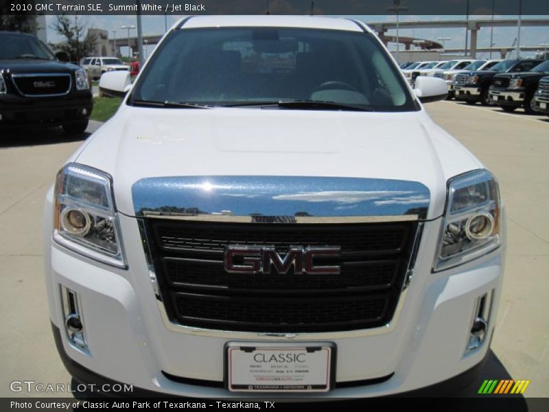 Summit White / Jet Black 2010 GMC Terrain SLE