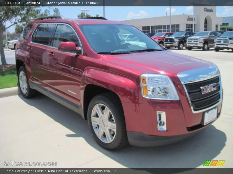 Merlot Jewel Metallic / Jet Black 2010 GMC Terrain SLE