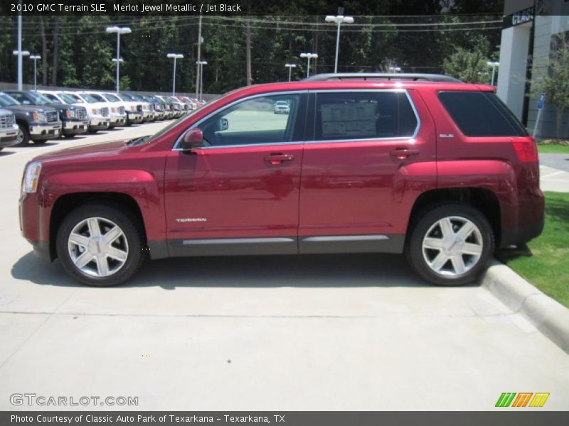 Merlot Jewel Metallic / Jet Black 2010 GMC Terrain SLE